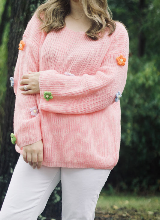 Flower Power Sweater